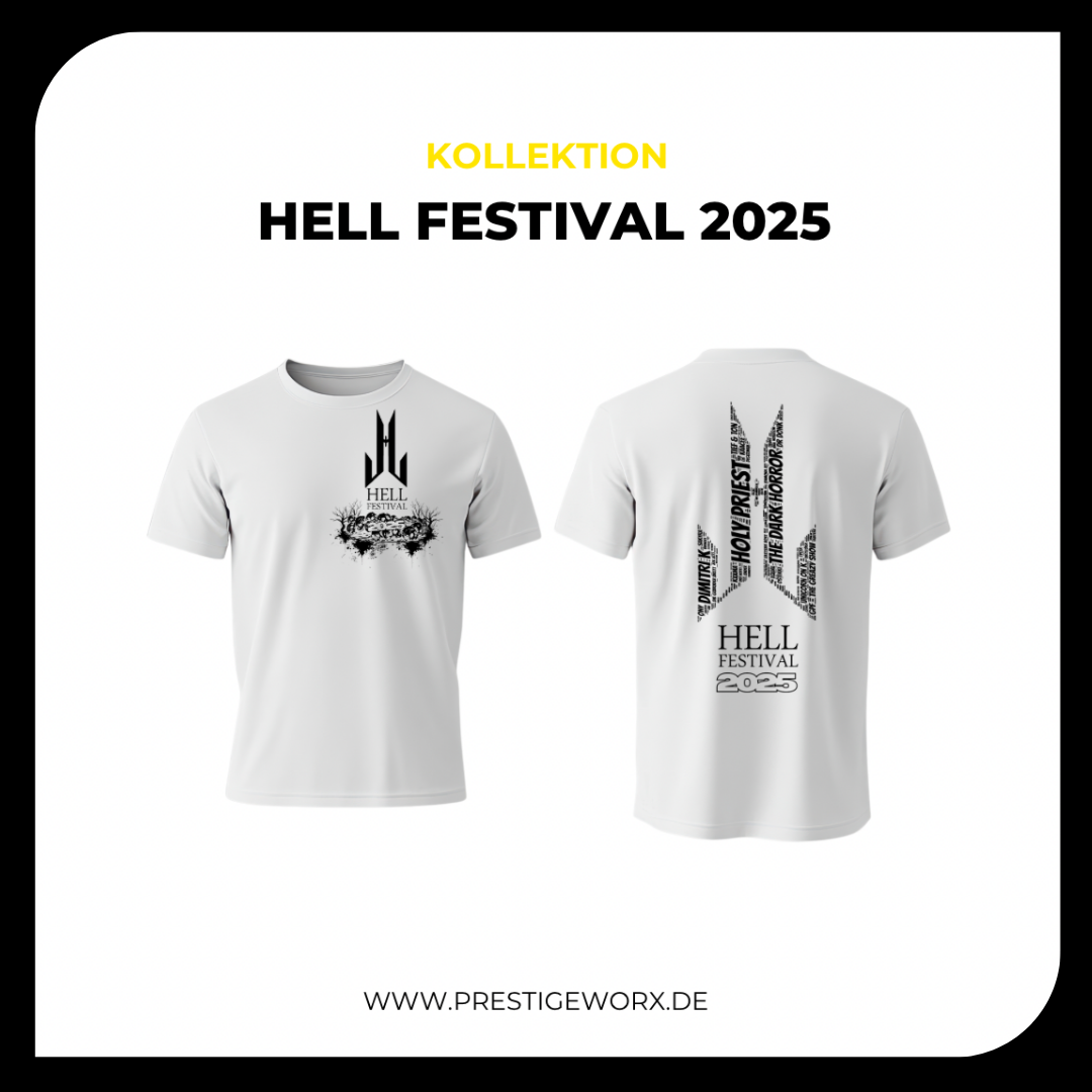 HELL FESTIVAL 2025 SHIRT WHITE