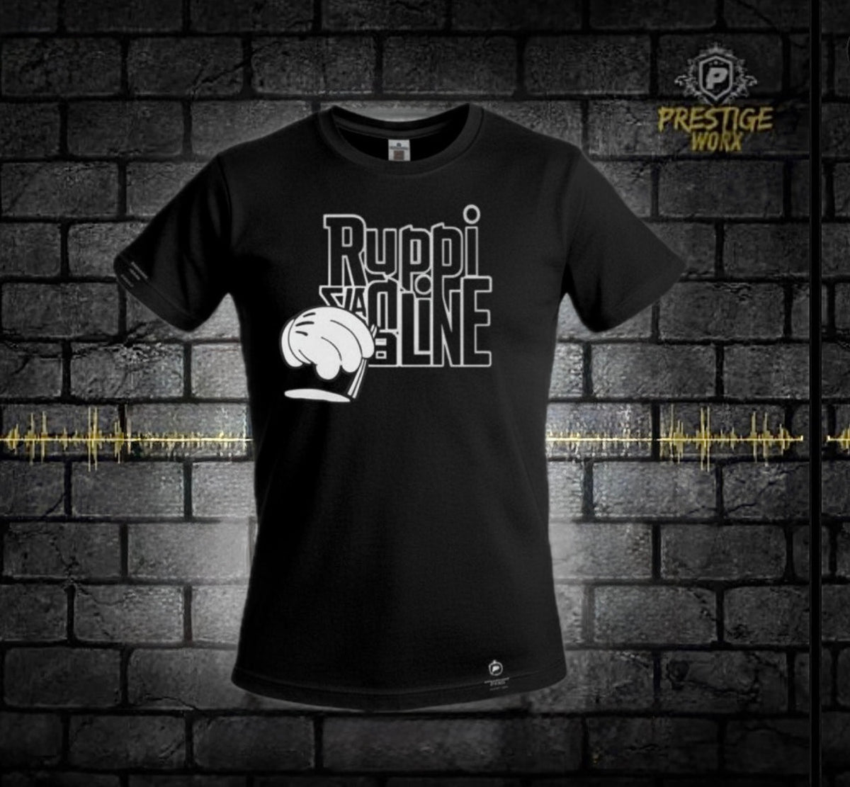 RUPPI VAN DALINE WHITE LINE TROUBLE SHIRT