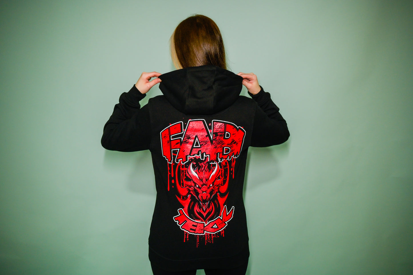 FABITEKK RED INFERNO HOODIE