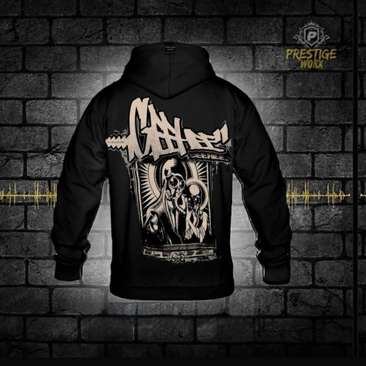 GEEHEE SACRED CONTAMINATION ZIP HOODIE