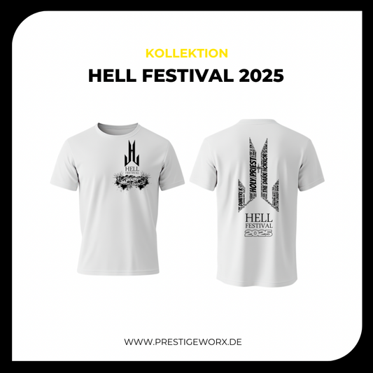 HELL FESTIVAL 2025 SHIRT WHITE