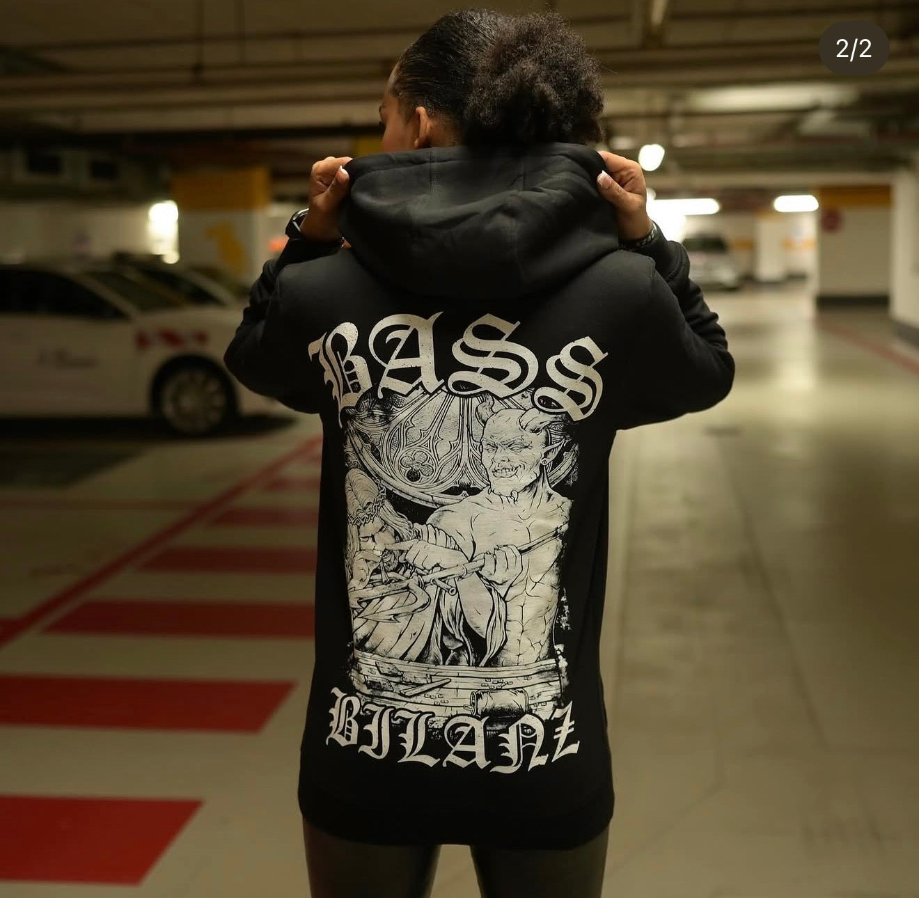 BASSBILANZ GOD&DEVIL ZIP HOODIE