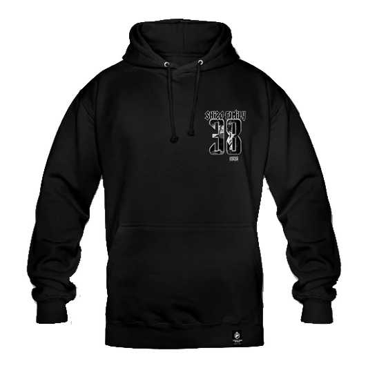 DREIACHTER BLACK & WHITE HOODIE