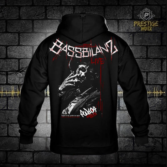 BASSBILANZ SMOKING SKULL HOODIE
