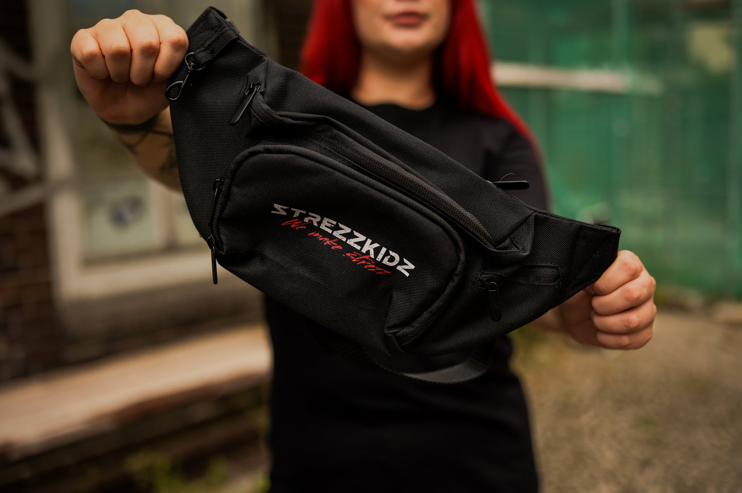 STREZZKIDZ WE MAKE STREZZ BAG White/Red