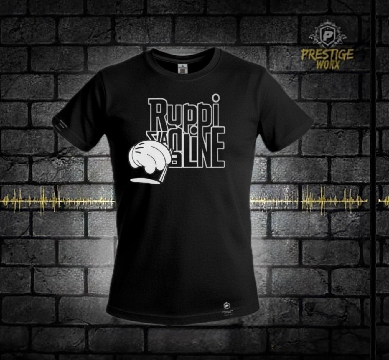 RUPPI VAN DALINE WHITE LINE TROUBLE SHIRT