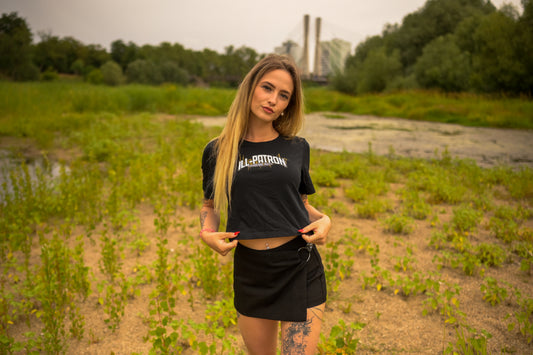 ILL PATRON GRAVEDIGGA CROP SHIRT