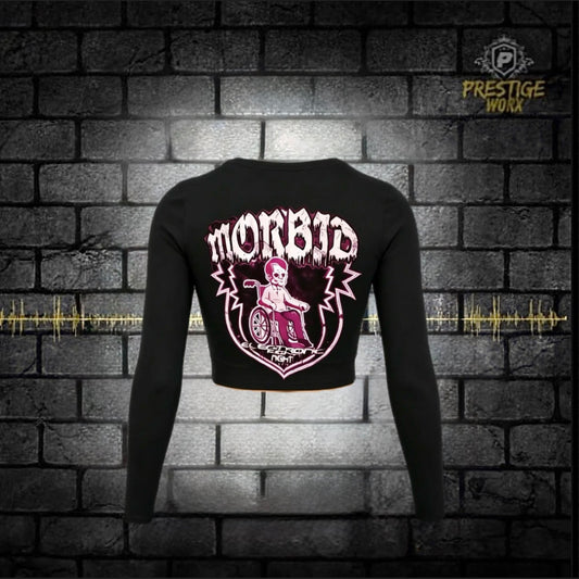 MORBID WHEELRAGE CROPPED LONGSLEEVE