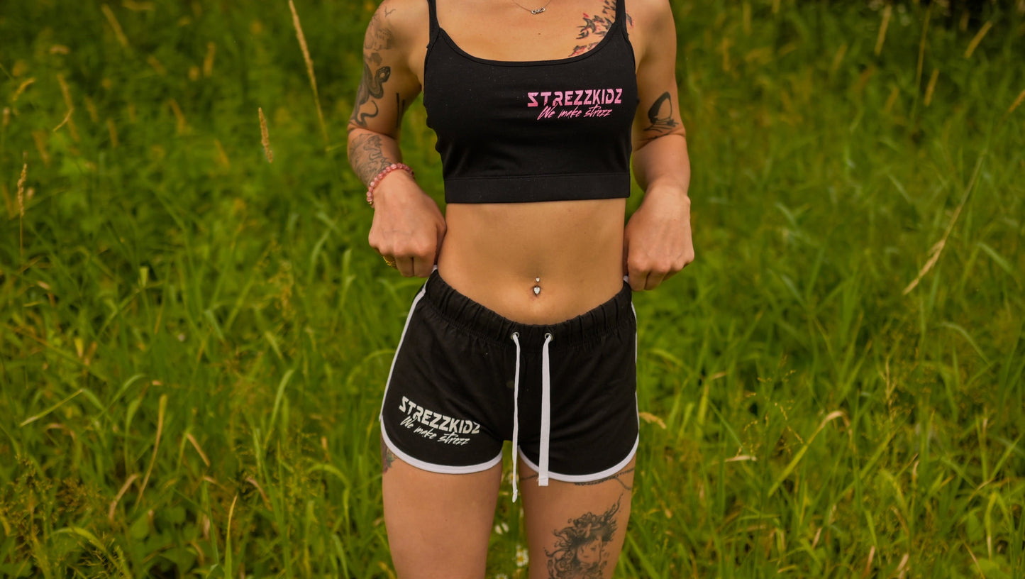 STREZZKIDZ CROP TOP PINK