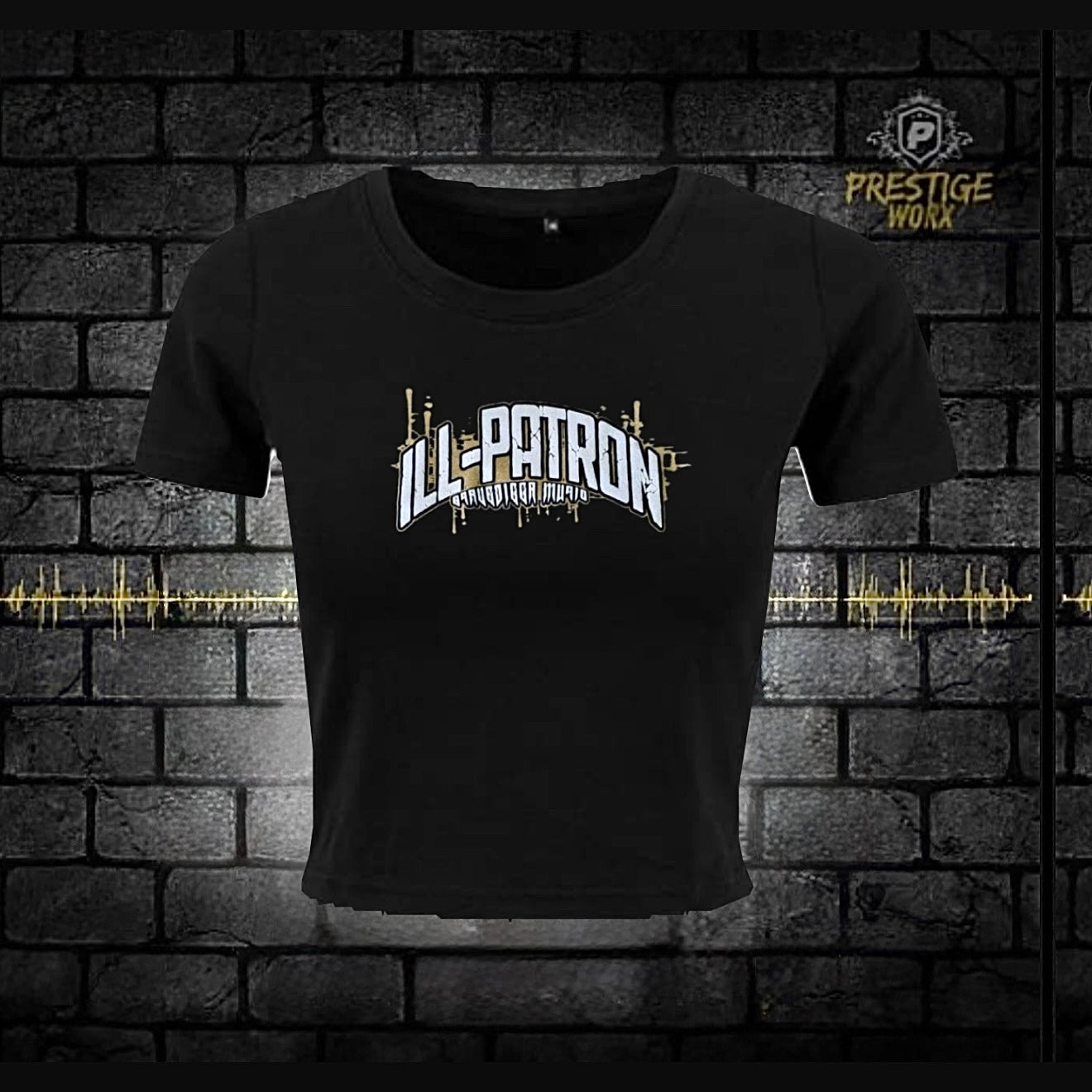 ILL PATRON GRAVEDIGGA CROP SHIRT