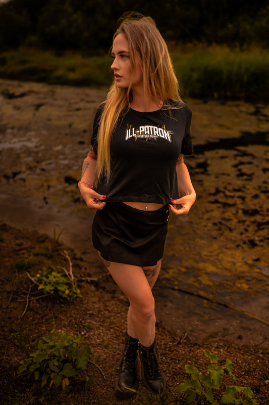 ILL PATRON GRAVEDIGGA CROP SHIRT