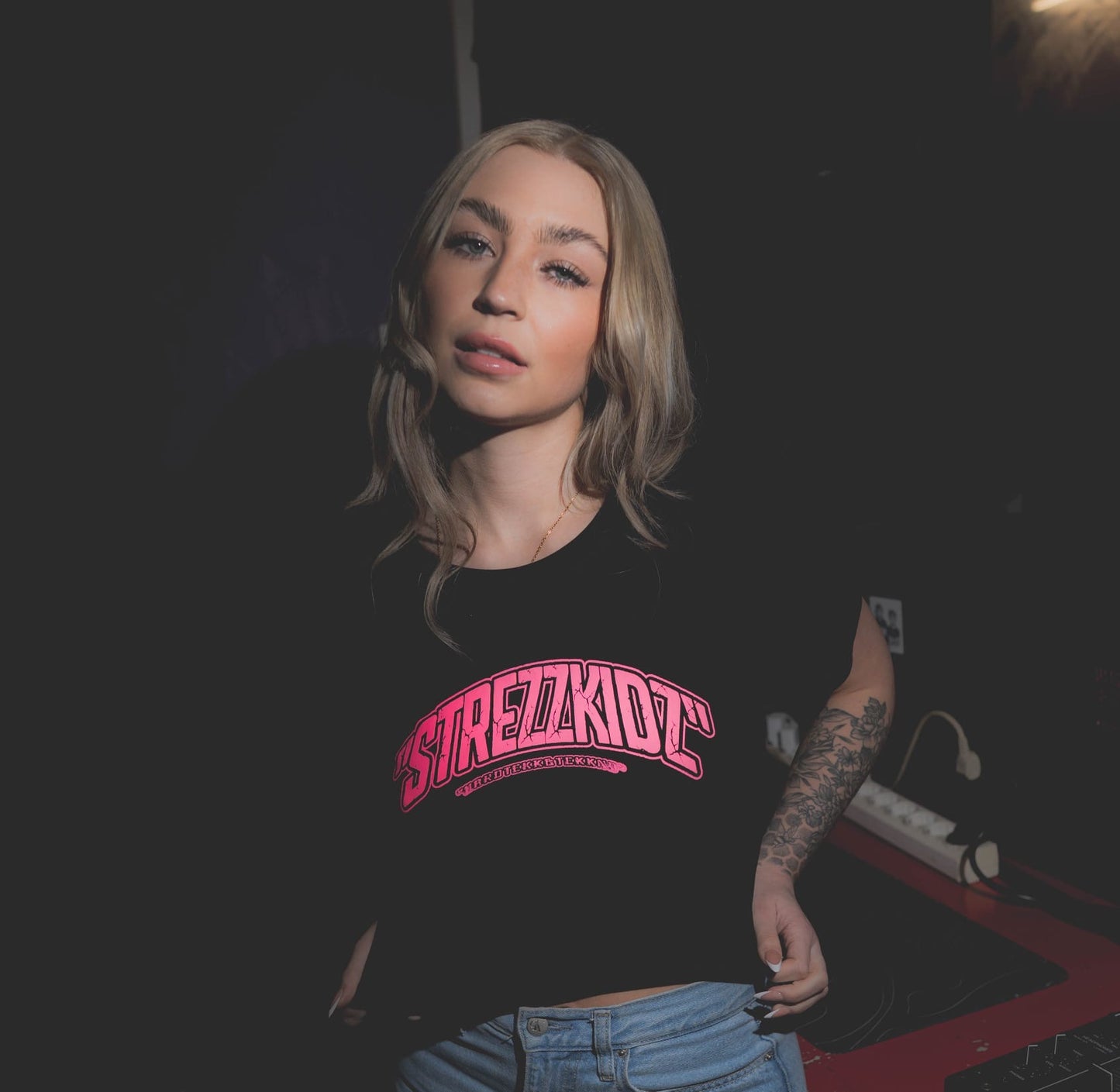 STREZZKIDZ CROP SHIRT HARDTEKK