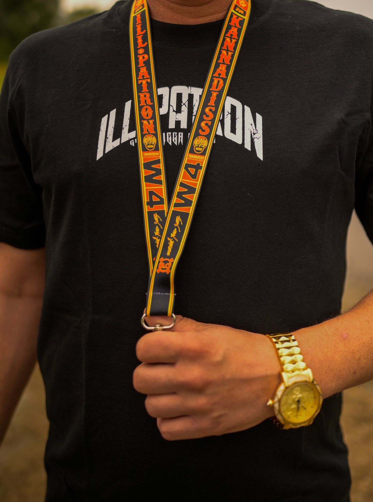 ILL PATRON & KANNADISS  SCHLÜSSELBAND GELB