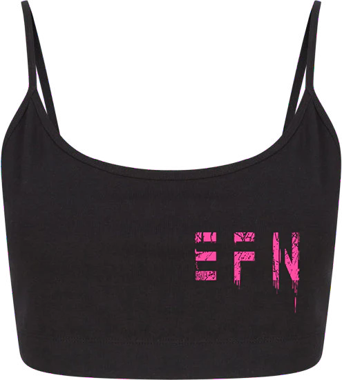 EFN PINK POWDER CROP TOP