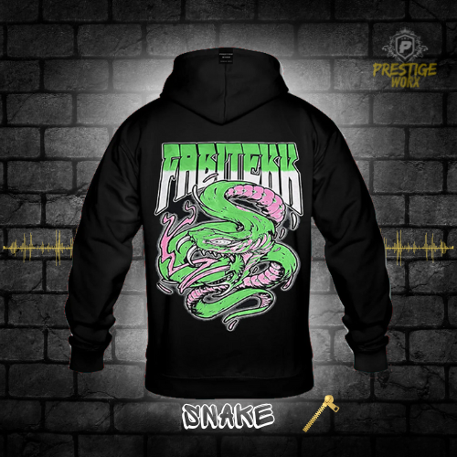 FABITEKK SNAKE ZIP HOODIE