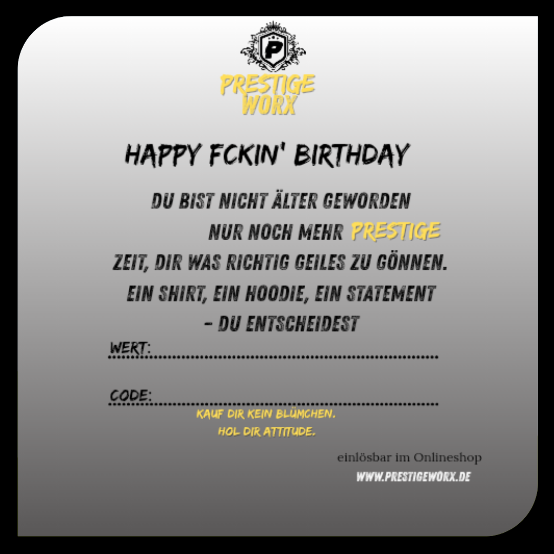 PRESTIGE WORX GUTSCHEIN CLASSIC EDITION