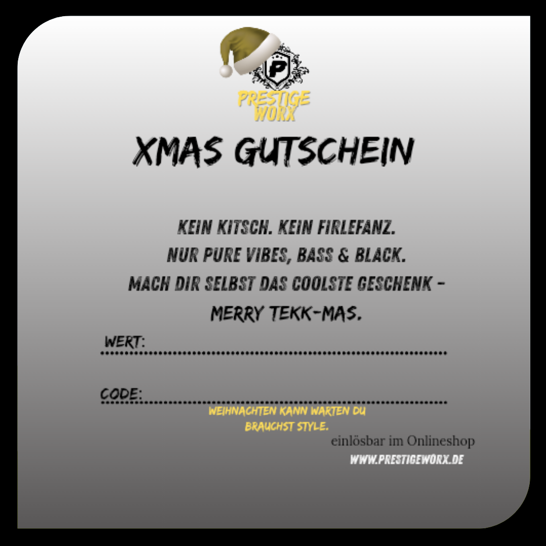 PRESTIGE WORX GUTSCHEIN CHRISTMAS EDITION