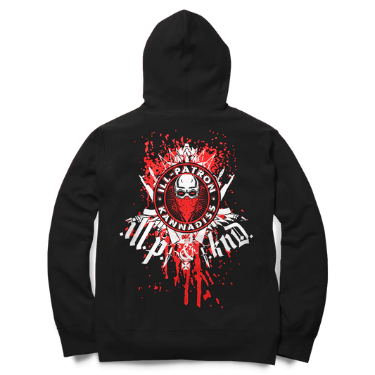 ILL PATRON & KANNADISS SKULLBLOOD HOODIE