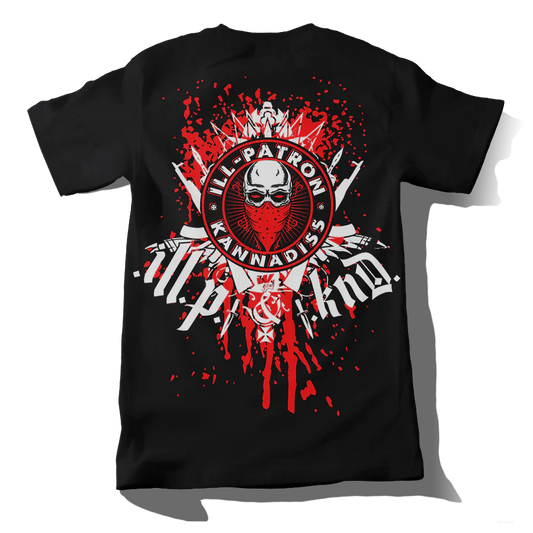 ILL PATRON & KANNADISS SKULL&BLOOD SHIRT