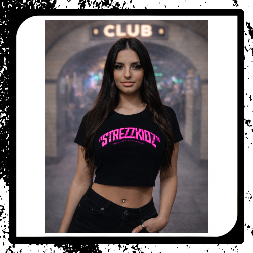 STREZZKIDZ CROP SHIRT HARDTEKK