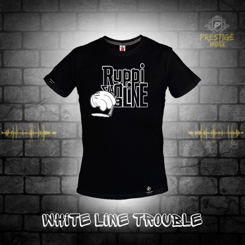 RUPPI VAN DALINE WHITE LINE TROUBLE  SHIRT