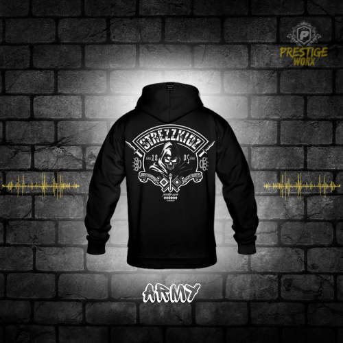 STREZZKIDZ STRESS ARMY HOODIE