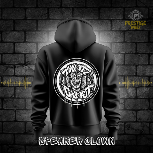 TAKTI&CARET HOODIE SPEAKER CLOWN