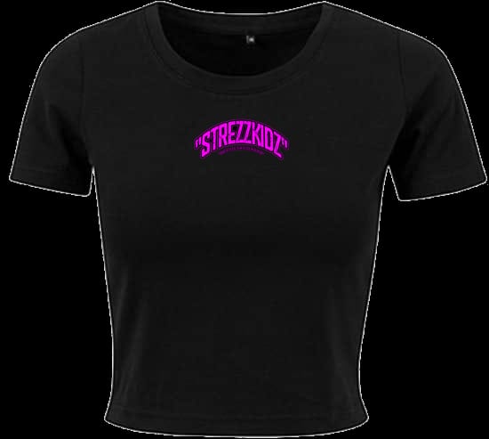 STREZZKIDZ CRAZY BEAR CROP SHIRT