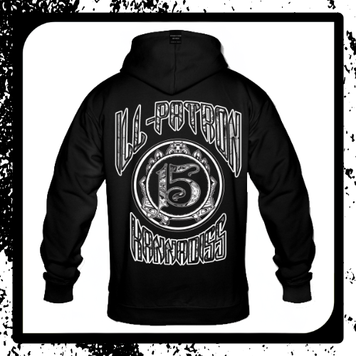 ILL PATRON & KANNADISS 15 YEARS HOODIE